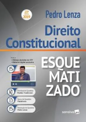 Livro Direito Constitucional Esquematizado - Pedro Lenza 23° Edição