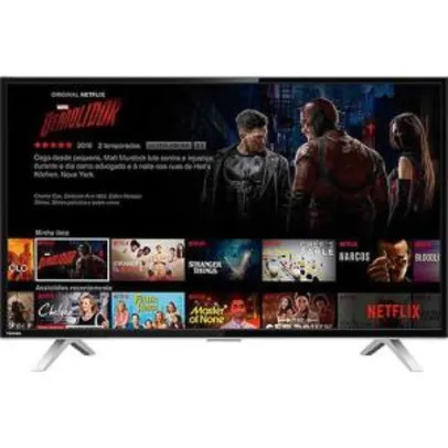 Smart TV LED 32" Toshiba 32L2600 HD com Conversor Digital 3 HDMI 2 USB Wi-Fi por R$ 990