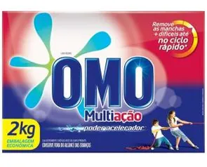 2KG Sabão em Pó Multiação Poder Acelerador - Omo R$12