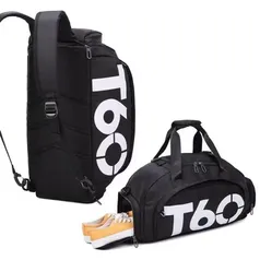 Bolsa Mala Fitness T60 com Alça - Para Academia, Viagem, Treino e Esporte 