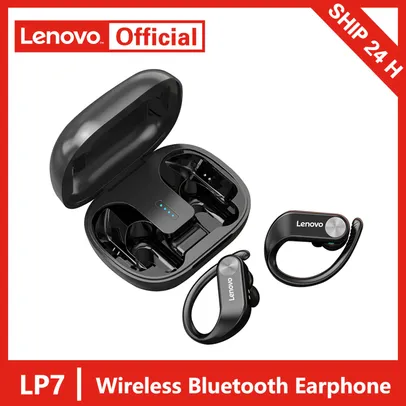 Lenovo LP7 TWS Fone de ouvido sem fio Bluetooth com redução de ruído
