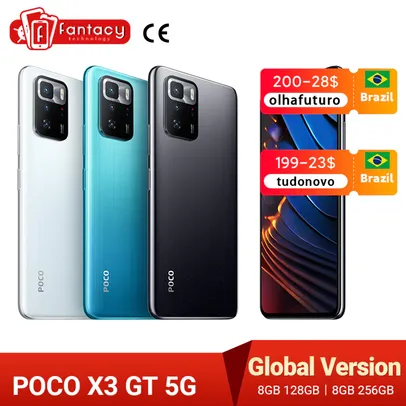 Smartphone Poxo X3  GT 5G 8GB 256GB 