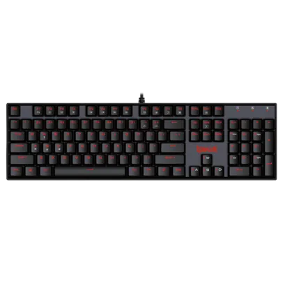 Teclado Mecânico Gamer Redragon Mitra K551, Switch Blue, ABNT2, Black