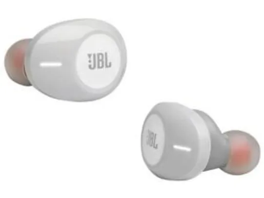 [R$20 de volta] Fone de Ouvido Bluetooth JBL JBLT120TWSWHT | R$409