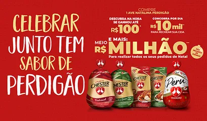 Promoção Perdigão - Celebrar junto tem sabor de Perdigão