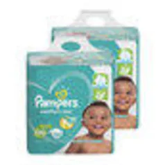 Kit de Fraldas Pampers XXG Confort Sec Super, 112 Unidades - R$101,91