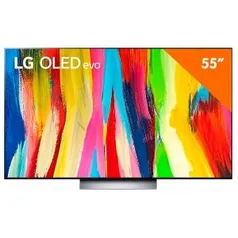 Smart TV LG 55 4K OLED, OLED55C2PSA, ThinQ AI, Wi-Fi Integrado