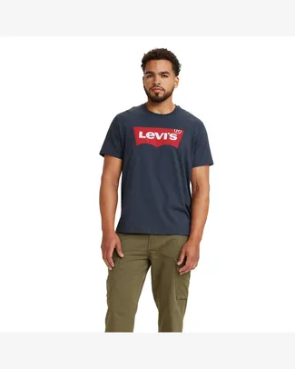 Camiseta Levi&apos;s® Graphic Set-In Neck Azul Marinho