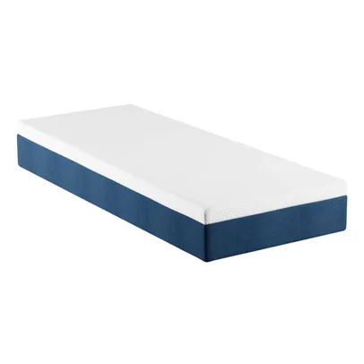 Colchão Solteiro Mola Ensacada Guldi Macio (25x88x188) Azul e Branco