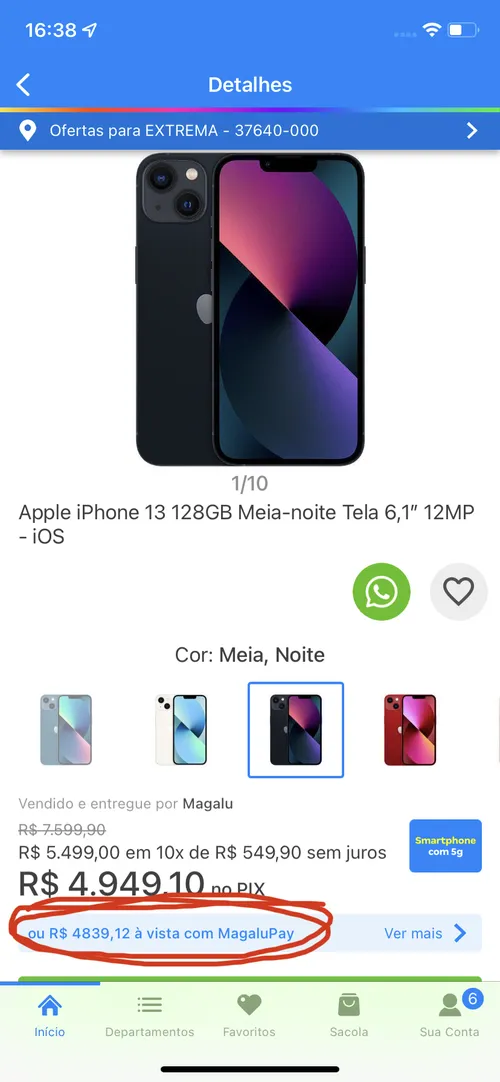 Imagen na descrição da promoção