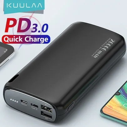 Carregador portátil Kuulaa 20000mAh