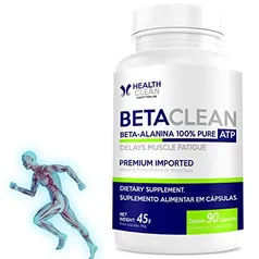 Beta Alanina BetaClean 100% Pure 90 Cápsulas - Health Clean…