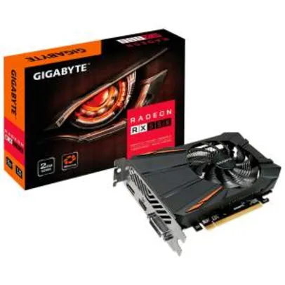 AMD Gigabyte RX550 2GB R$390