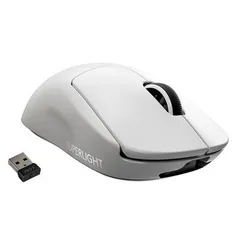 KaBuM! - Mouse Sem Fio Gamer Logitech G PRO X Superlight, Lightspeed, 5 Botões, 25000 DPI, Branco - 910-005941