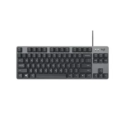 Teclado mecânico Logitech k835 TKL com estrutura em alumínio Switch Azul ou Vermelho - Com fio