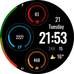 Digital Xl55 watch face – Wear Os