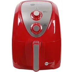 [AME Super Caç. R$161] Fritadeira Elétrica Sem Óleo Vermelha 5,0L - Fun Kitchen