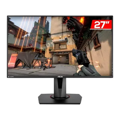 Monitor Gamer Asus 27'' Full HD 1ms 144hz Ips G-SYNC Compativel Altura Ajustavel HDMI/DP, VG279Q