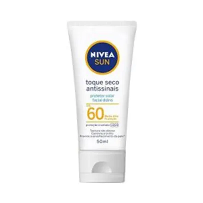 Protetor Solar Facial NIVEA SUN Toque Seco Antissinais FPS60 50ml, Nivea | R$25