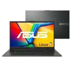 Notebook Asus Vivobook Go 15 E1504fa AMD Ryzen 5-7520u, 16GB RAM, SSD 512GB, Tela 15.6" LED FHD, Linux Keepos, Black - Nj1288