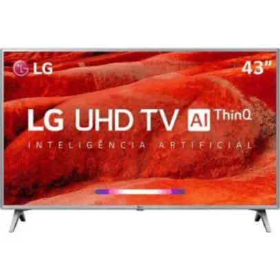Smart TV Led 43'' LG 43UM7500 Ultra HD 4K Thinq AI
(AME R$1445)