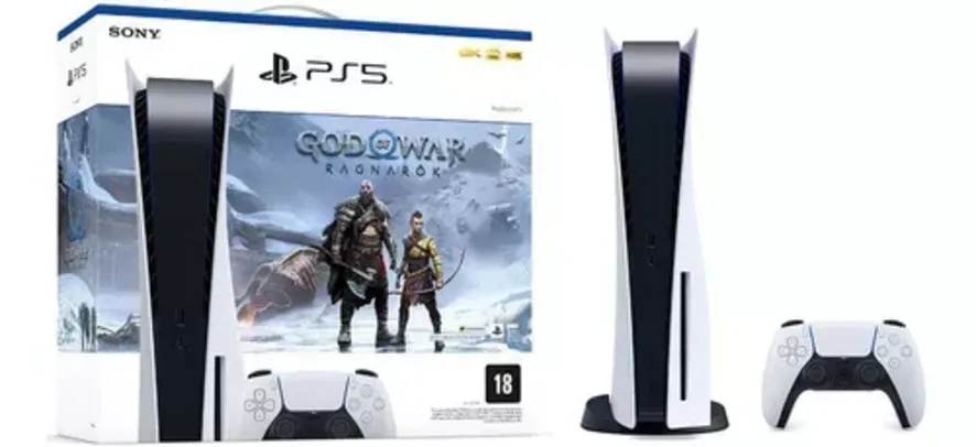 Console Playstation 5 + God Of War Ragnarok + Dualsense