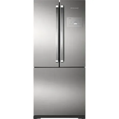 [R$: 2.941 AME | PRIME | C.C. Americanas] Refrigerador Brastemp Side Inverse BRO80 540 Litros Ice Maker Evox 110v