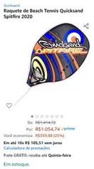 Raquete Beach Tennis Quicksand Spitfire