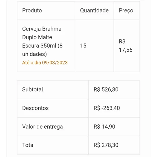 Imagen na descrição da promoção