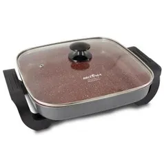 Panela Elétrica Britânia Multifunções BPE06 Redstone, 5.6 Litros, 220V, Cinza | R$150