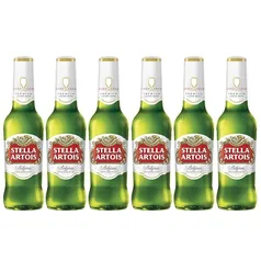 Cerveja Stella Artois Long Neck 330ml Pack - 6 unidades