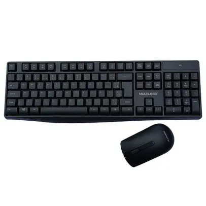 Kit Teclado e Mouse Sem Fio 1600dpi c/ Pilha  TC270