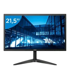 [Cliente Ouro] Monitor para PC AOC B1 22B1H 21,5” LED | R$568