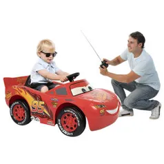 Carro Elétrico Relâmpago McQueen Infantil Bandeirante Vermelho 6V - RF$ 1099