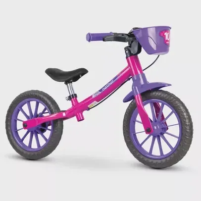 Bicicleta Sem Pedal Nathor Equilíbrio Balance Menino Menina