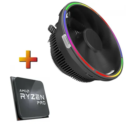 Processador AMD Ryzen 5 PRO 4650GE 3.3GHz + Cooler Gamemax Gamma 200 RGB