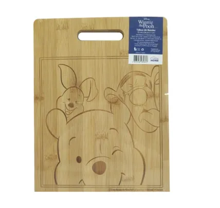 Tabua de bambu 33X24X1 disney pooh