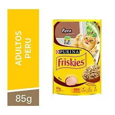 Ração Úmida Friskies Sachê  Adultos Sabor Peru ao Molho - Leve 8 PAGUE 6 