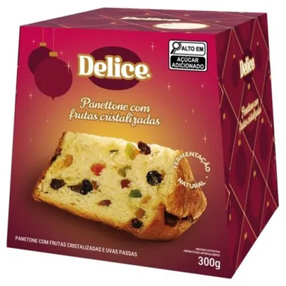 Panettone Frutas Cristalizadas 300g - Delice