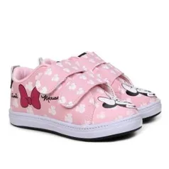 Tênis Infantil Disney Minnie Fashion Feminino - Rosa | R$ 20