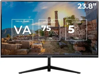 Monitor Zinnia Delfos DF24, 23.8 Pol VA, FHD, 5ms, 75Hz, VGA/HDMI, ZNO-DFO24-BL01