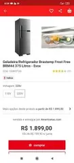 Geladeira Brastemp inox Frost Free | R$1899