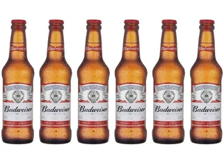 [APP] Cerveja Budweiser 6 unidades 330 ml | R$12