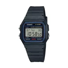 Relógio Preto Casio Digital F-91W-1DG