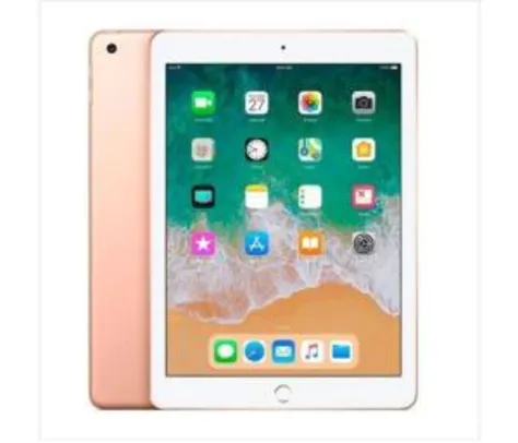 iPad Apple 6ª Geração MRMO2CLAA Tela 9.7 32GB Câmera 8MP1.2MP WI-FI Dourado