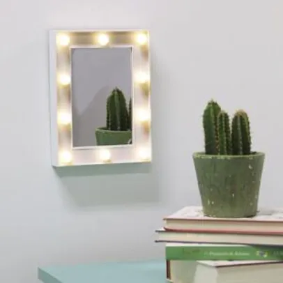 Espelho Decorativo com LED Flash 19,9 x 14,9 x 4,5 cm- Orb