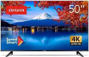 Smart Tv Aiwa 50 Polegadas Aws-Tv-50-Bl-01 4k Uhd Led Hdr10 Dolby Audio