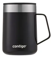 Caneca Térmica 414ml Contigo Conserva Quente 5hs Cor Preta