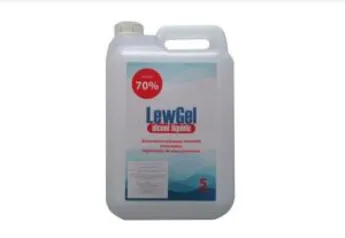 Álcool Lìquido 70% Anti-séptico 5 LITROS - Lew Gel R$ 35