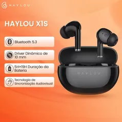 [20h] Fones de Ouvido HAYLOU X1S TWS Sem Fio Bluetooth 5.3